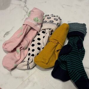Banana Republic Pink and White Sock Duo